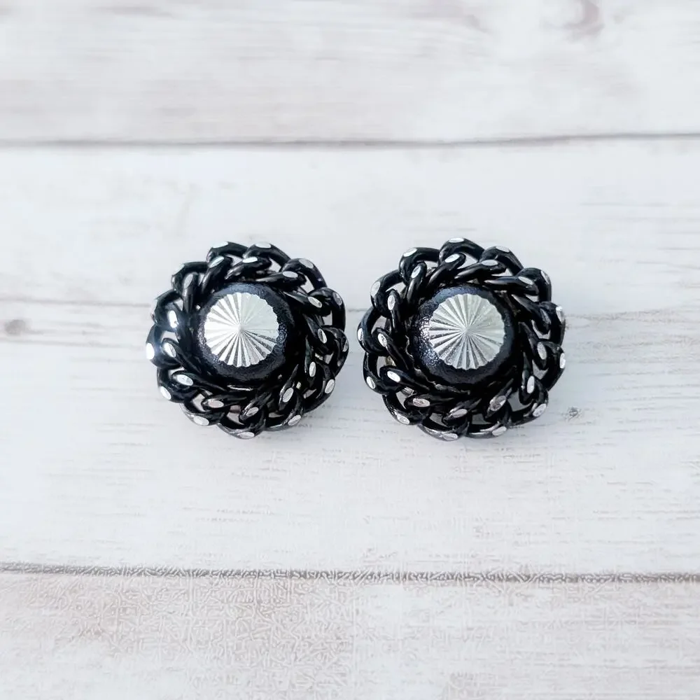 Vintage Clip On Earrings 7/8